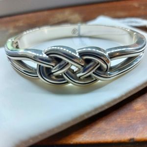 Brighton Interlocking hinged bangle